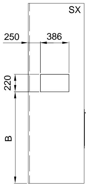 MCZ POWERTHERM - SCHEMA Pour la realisation des TROUS sur l'habillage - 3