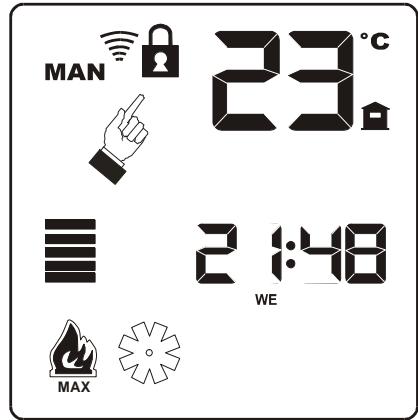 MCZ POWERTHERM - Verrouilage du clavier - 1