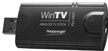 HAUPPAGE WINTV-USB2 STICK - Connections des câbles - 1