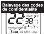 COBRA LI 6500-2 WXC - Balayage des codes de confidentialité - 3