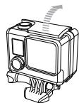 GOPRO HERO4 - Pour retirer la lama de son boitier : - 1
