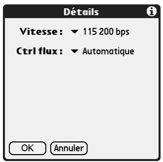 PALM TUNGSTEN C - Pour modifier la connexion IR au pc/ordinateur de poche : - 3