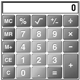 PALM TUNGSTEN C - Exécution de calculs - 1