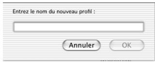 PALM TUNGSTEN C - Pour créer un profil utilisateur sur macintosh : - 2