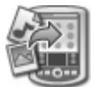 PALM TUNGSTEN C - Pour glisser-déplacer des applications ou fichiers sur l'icône installation rapide palm : - 1