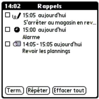 PALM TUNGSTEN C - Réception d'alertes sur votre ordinateur de poche - 1