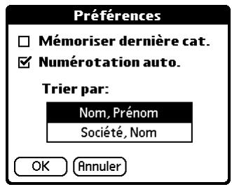 PALM TUNGSTEN C - Préférences - 1