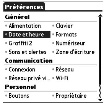 PALM TUNGSTEN C - Nouveaux messages - 1