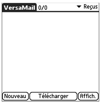 PALM TUNGSTEN E - Sélection d'un autre service pour un compte de messagerie donné - 1