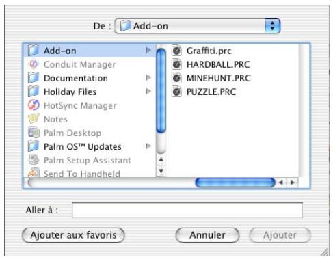 PALM TUNGSTEN E - Installation d'applications et de fichiers sur un ordinateur macintosh - 2