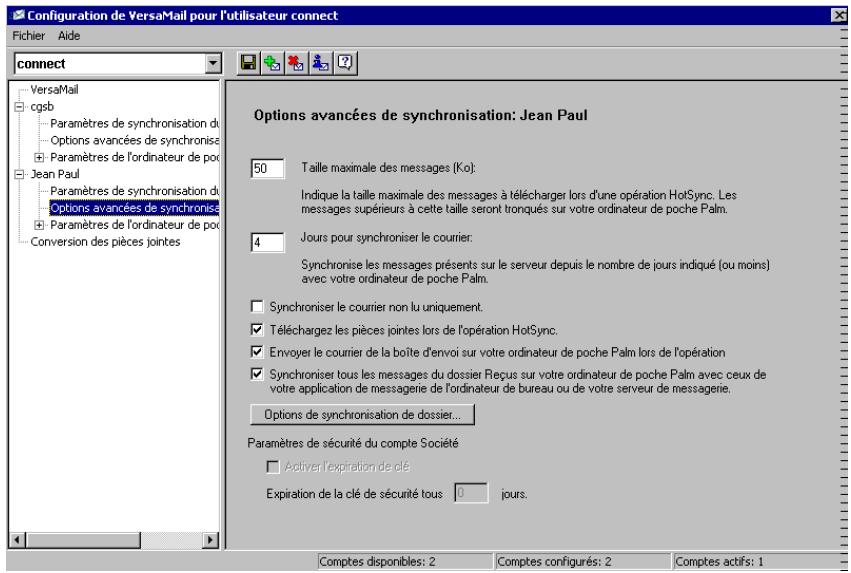 PALM TUNGSTEN E - Client de action messagerie - 2