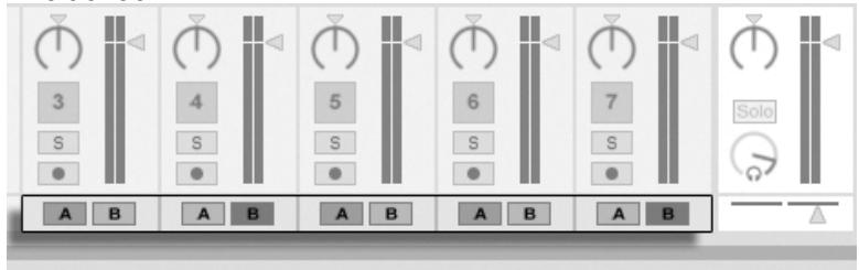 ABLETON LIVE INTRO - Utilisation du crossfader de live - 4