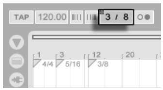 ABLETON LIVE INTRO - Changements de format de mesure (signature) - 2