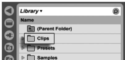 ABLETON LIVE INTRO - Navigation dans la hiérarchie des dossiers - 3