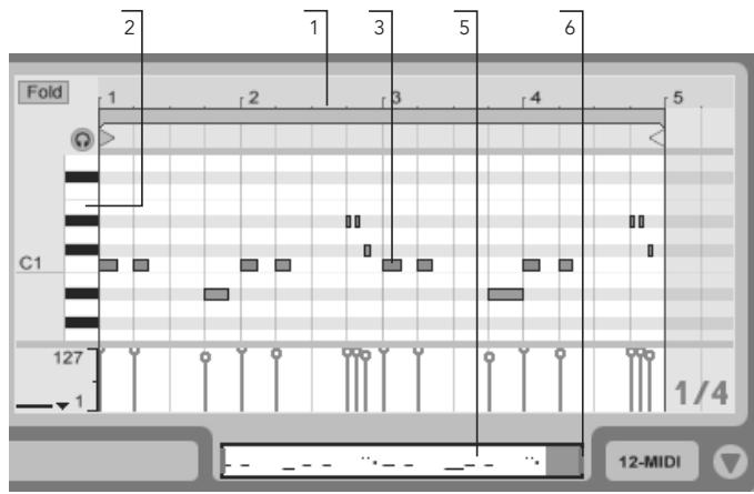 ABLETON LIVE INTRO - Navigation et transport dans l'éditeur MIDI - 2