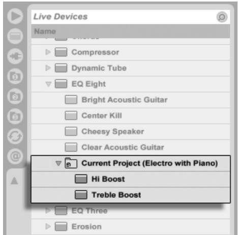 ABLETON LIVE INTRO - Projets et préréglages - 1