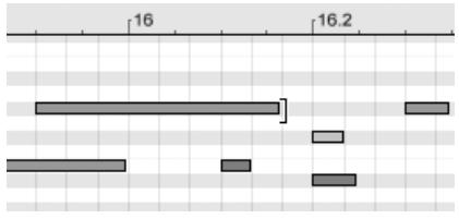 ABLETON LIVE INTRO - Changer la durée de note - 1