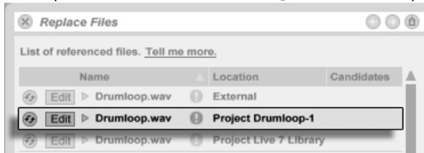 ABLETON LIVE INTRO - Visualisation et changement des références d'échantillon de live set - 1