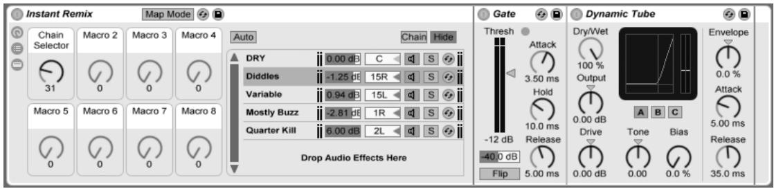 ABLETON LIVE INTRO - Trajet du signal et chaînes de périphériques parallèles - 1