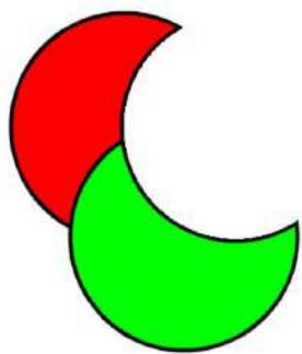 MACROMEDIA FREEHAND MX-UTILISATION DE FREEHAND - Utilisation de la commande intersection - 5