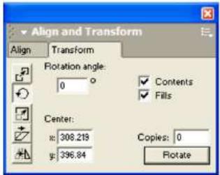 MACROMEDIA FREEHAND MX-UTILISATION DE FREEHAND - Objets de transformation - 4