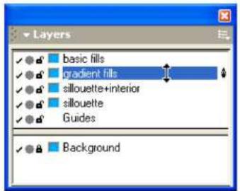 MACROMEDIA FREEHAND MX-UTILISATION DE FREEHAND - Déplacer les objets et réorganiser les calques - 2