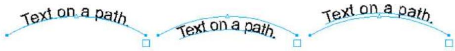 MACROMEDIA FREEHAND MX-UTILISATION DE FREEHAND - Alignement du texte sur un chemin - 2