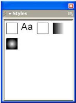 MACROMEDIA FREEHAND MX-UTILISATION DE FREEHAND - Utilisation du panneau styles - 3
