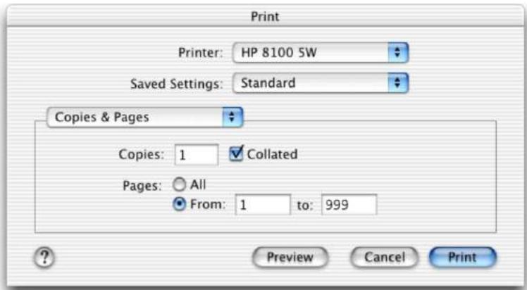 MACROMEDIA FREEHAND MX-UTILISATION DE FREEHAND - Imprimer un document - 5