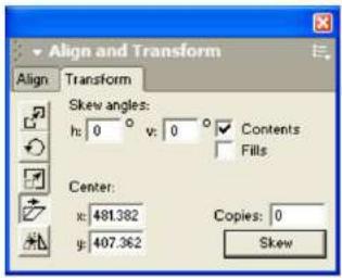 MACROMEDIA FREEHAND MX-UTILISATION DE FREEHAND - Objets de transformation - 10