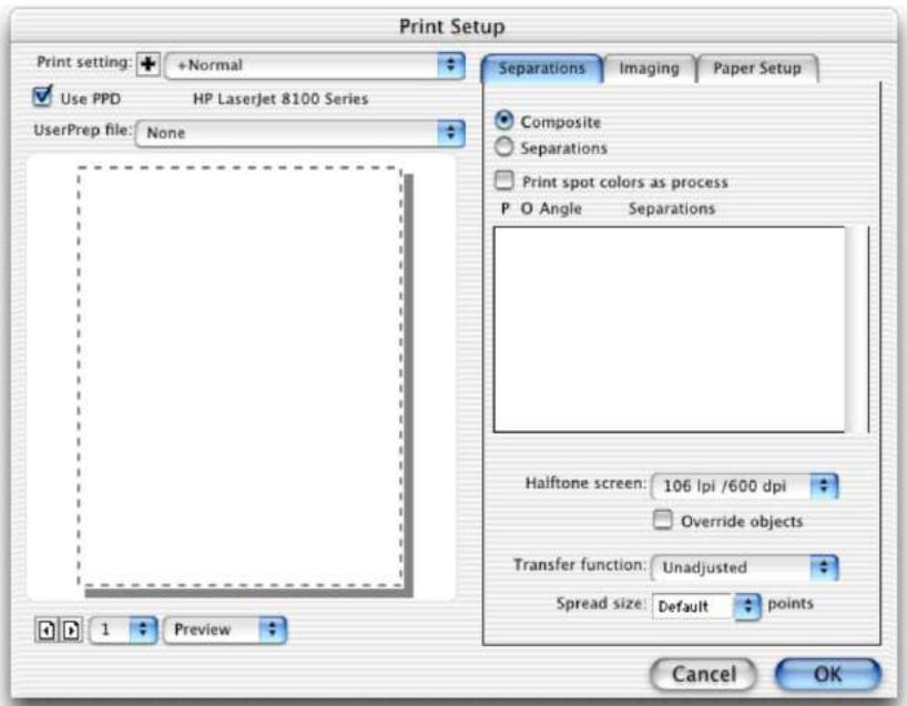 MACROMEDIA FREEHAND MX-UTILISATION DE FREEHAND - Imprimer un document - 7