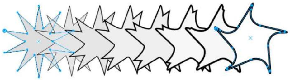 MACROMEDIA FREEHAND MX-UTILISATION DE FREEHAND - Travailler avec des mélanges - 3