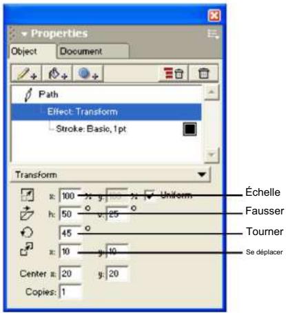 MACROMEDIA FREEHAND MX-UTILISATION DE FREEHAND - Application d'effets vectoriels en direct - 16