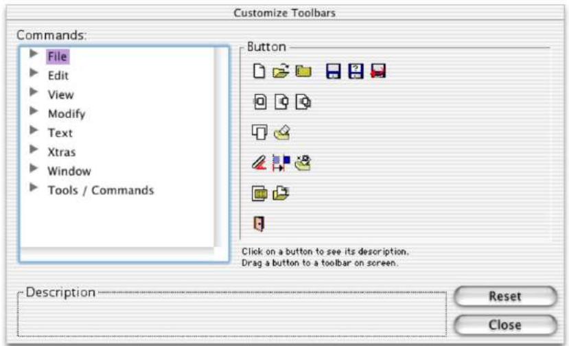 MACROMEDIA FREEHAND MX-UTILISATION DE FREEHAND - Personnalisation des raccourcis - 4