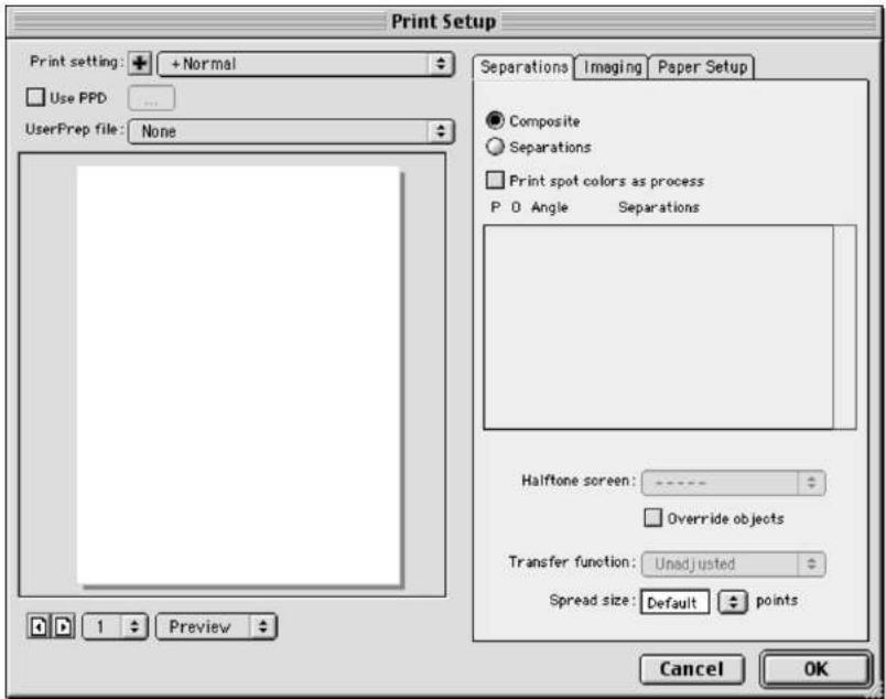 MACROMEDIA FREEHAND MX-UTILISATION DE FREEHAND - Imprimer un document - 4