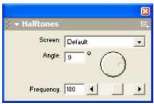 MACROMEDIA FREEHAND MX-UTILISATION DE FREEHAND - Application des paramètres de demi-teintes aux objets sélectionnés - 1