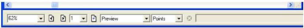 MACROMEDIA FREEHAND MX-UTILISATION DE FREEHAND - La barre d'outils d'état - 1