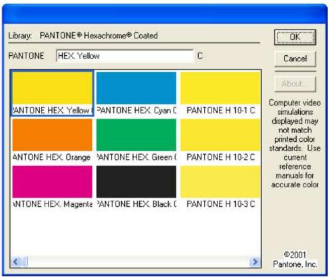 MACROMEDIA FREEHAND MX-UTILISATION DE FREEHAND - Nommer les couleurs - 6