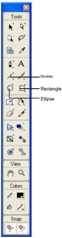 MACROMEDIA FREEHAND MX-UTILISATION DE FREEHAND - Tracer des rectangles, des ellipses et des lignes - 1
