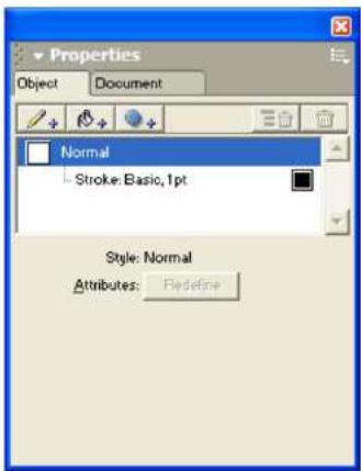 MACROMEDIA FREEHAND MX-UTILISATION DE FREEHAND - Applique des attributs aux traits - 1