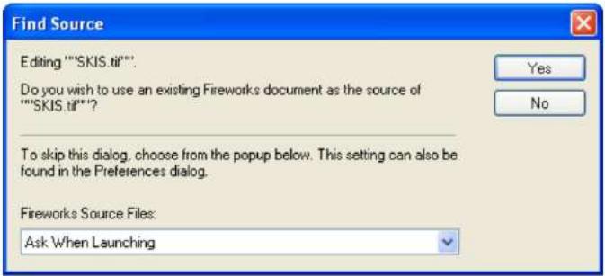 MACROMEDIA FREEHAND MX-UTILISATION DE FREEHAND - Lancement de fireworks pour modifier les images bitmap importées - 3