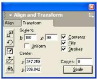 MACROMEDIA FREEHAND MX-UTILISATION DE FREEHAND - Objets de transformation - 7