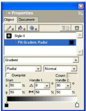 MACROMEDIA FREEHAND MX-UTILISATION DE FREEHAND - Utilisation du panneau styles - 4