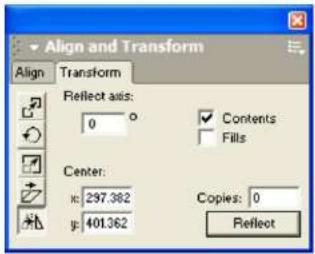 MACROMEDIA FREEHAND MX-UTILISATION DE FREEHAND - Objets de transformation - 13