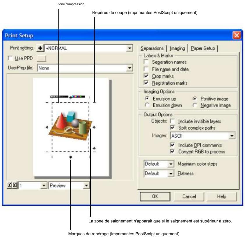 MACROMEDIA FREEHAND MX-UTILISATION DE FREEHAND - Utilisation de l'aperçu avant impression - 1