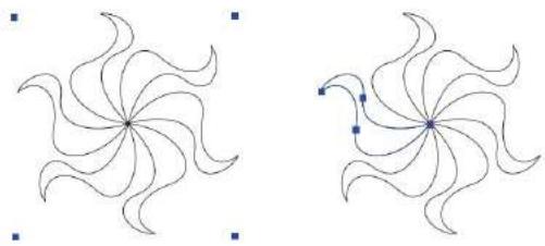 MACROMEDIA FREEHAND MX-UTILISATION DE FREEHAND - Sélection d'objets groupés - 1