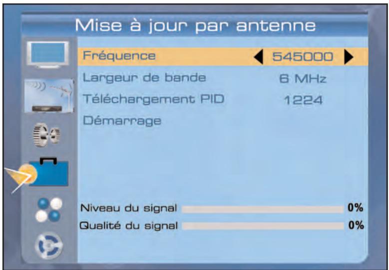 SERVIMAT TNT65HDU - OUTILS (mise à jour par antenne (OTA / voie hertzienne) - 1