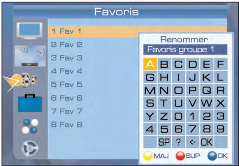 SERVIMAT TNT65HDU - REGLAGES SYSTEME (menu Favors) - 1