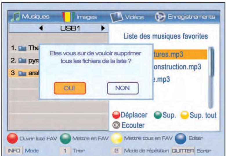 SERVIMAT TNT65HDU - Lecteur multimedia (mode musique, supprimer une ou toutes les musiques dans la liste) - 1