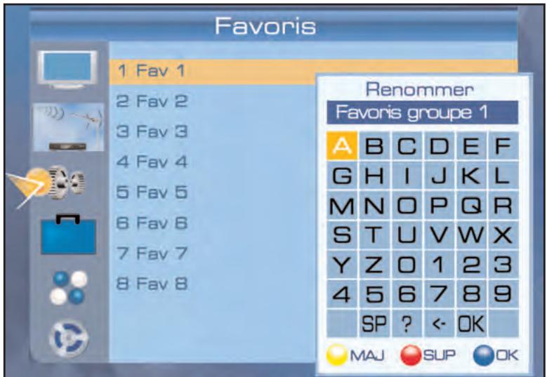 SERVIMAT TNT65HDU - REGLAGES SYSTEME (menu Favors) - 2
